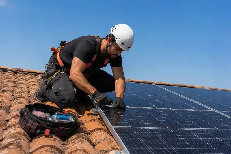 Maintenance et monitoring de panneaux solaires à Pazayac