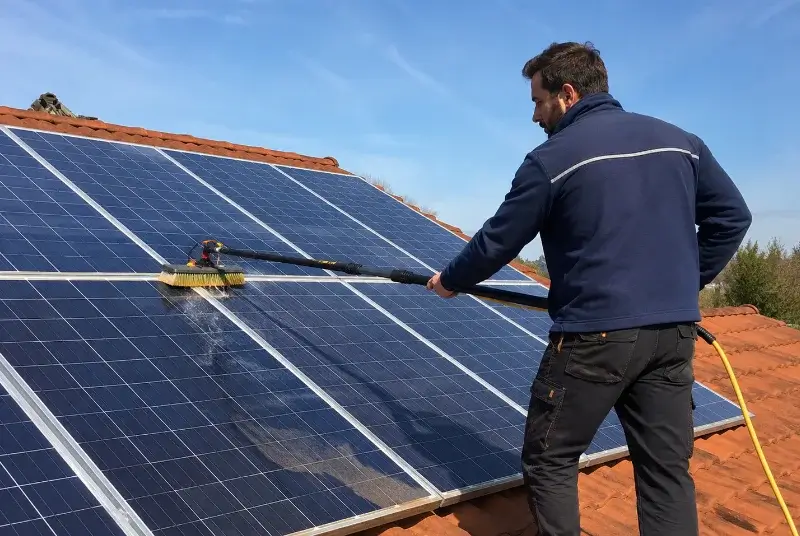 Nettoyage et entretien de panneaux solaires à Pazayac
